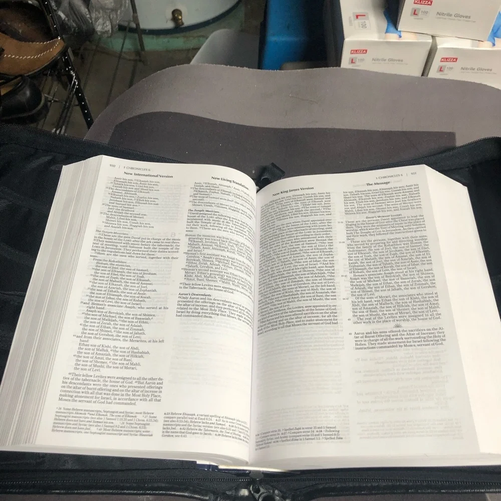 Contemporary Comparative Parallel Bible published by Zondervan